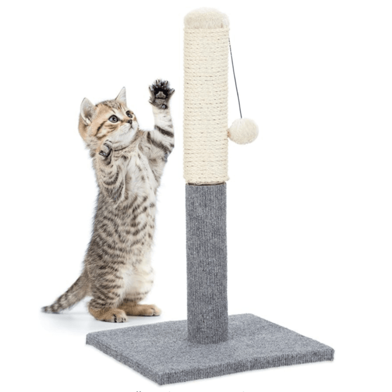 Cat Tower with Sisal Scratching Post & Hanging Ball