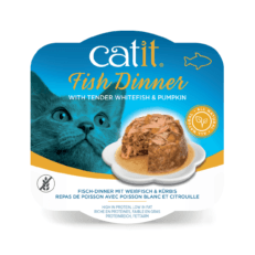 Catit Fish Dinner, Whitefish & Pumpkin - 80 g