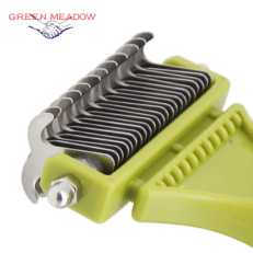 Dual-Sided Pet Dematting Tool – Grooming Comb for Shedding & Tangles for Dogs and Cats
