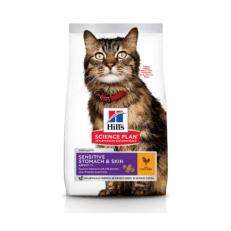 Hill’s Science Plan Sensitive Stomach & Skin Adult Cat Food with Chicken - 1.5kg