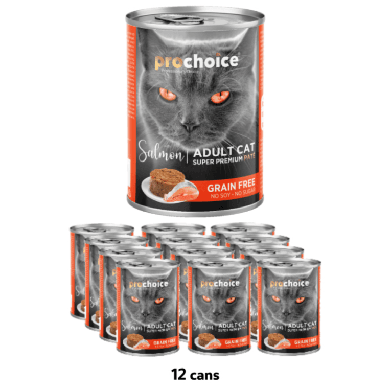 ProChoice Salmon Paté Cat Wet Food - 400g x 12 Cans