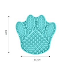 Silicone Slow Feeder Paw-Shaped Mat