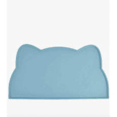 Silicone Waterproof, Anti-Slip, and Leak-Proof Pet Food Tray Mat - Blue