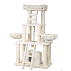 Ultra-Premium Beige Cat Tree and Scratcher (100x60x176 cm)