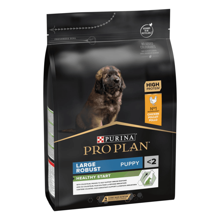 PRO PLAN Healthy Start Large Robust Puppy Dry Dog Food with Chicken – 3 KG