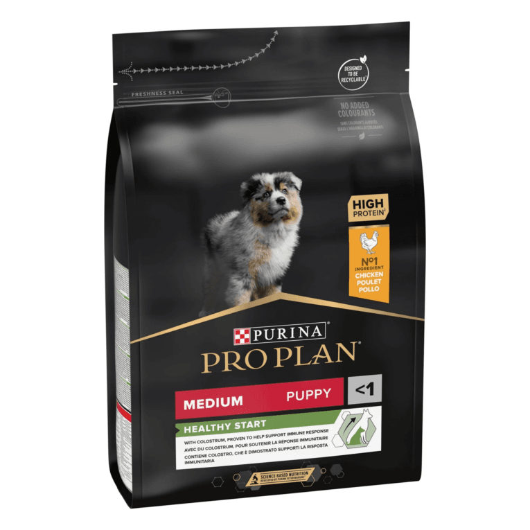 PRO PLAN Healthy Start Medium Puppy Dry Dog Food with Chicken – 3 KG