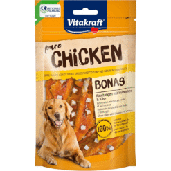 Vitakraft Bonas Chicken Sticks with Cheese Dog Treats 80g