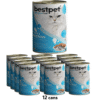BestPet Cat Wet Food with Tuna & Anchovy in Gravy - 400g x 12 Cans