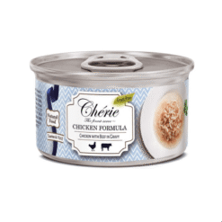 CHICKEN WITH BEEF ENTREES IN GRAVY 80 G CAN Cherie cat food