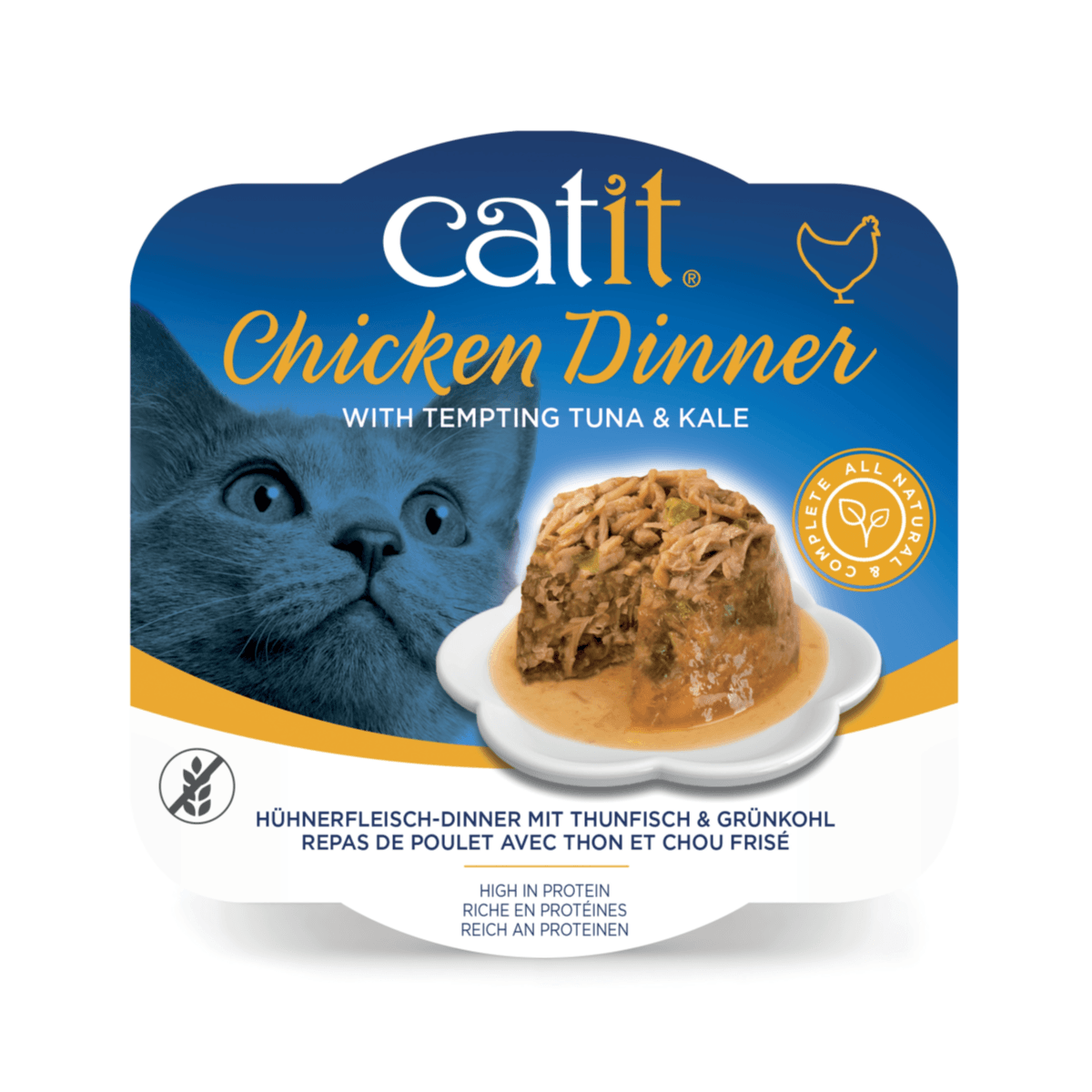 Catit Chicken Dinner, Tuna & Kale - 80 g