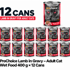 ProChoice Lamb Pat Cat Wet Food - 400g x 12 Cans