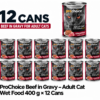 ProChoice Beef Pat Cat Wet Food - 400g x 12 Cans