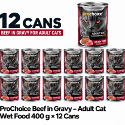 ProChoice Beef Pat Cat Wet Food - 400g x 12 Cans