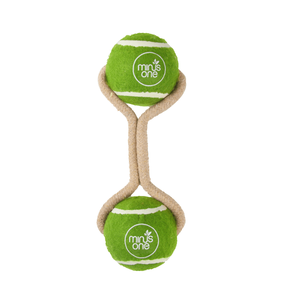 Dog Tennis Ball Rope Toy Double Meadow