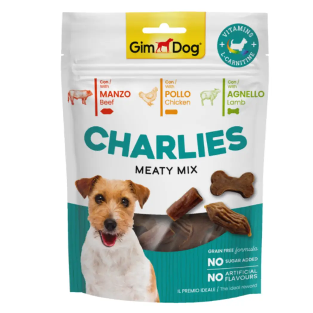 Gim Dog Charlies Meaty Mix - 70g