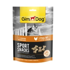 Gim Dog Sport Snacks With Poultry + L-Carnitine - 150g