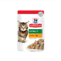 Hill?s Science Plan Tender Chunks in Gravy Kitten Food with Chicken - 85g Pouch