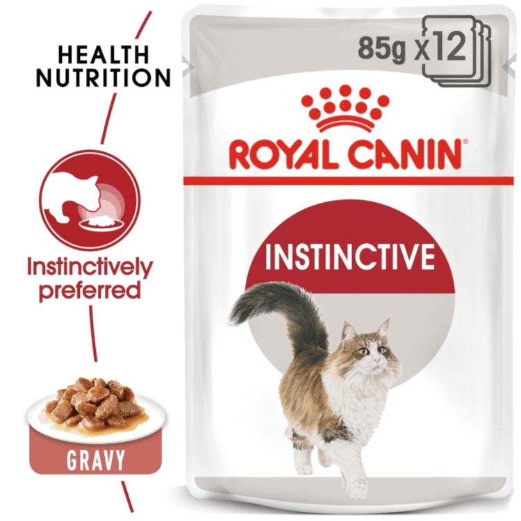 Instinctive Adult Wet Cat Food in Gravy - 85g Pouches ROYAL CANIN
