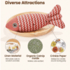 Interactive Catnip Fish Toy for Cats - Soft Chewable Fish