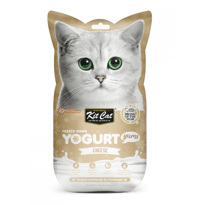 Kit Cat Freeze-Dried Yogurt Yums Cheese Cat Treats