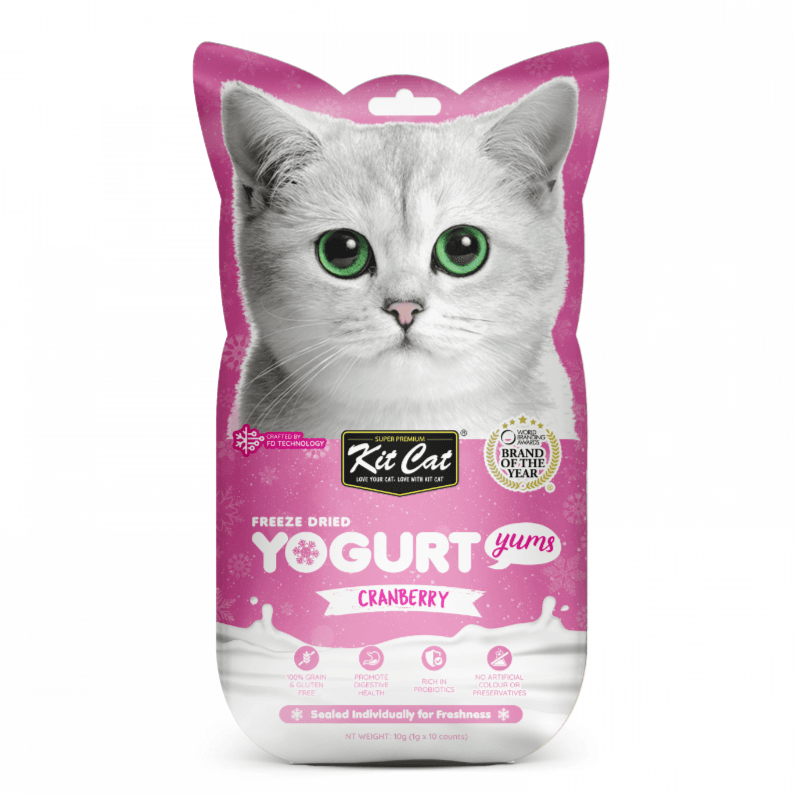 Kit Cat Freeze-Dried Yogurt Yums Cranberry Cat Treats