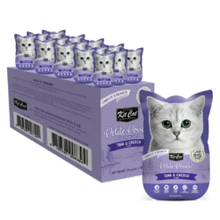 Kit Cat Petite Pouch Cat Wet Food - Chicken & Tuna - 70g x 24 Pouches