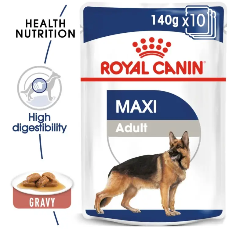 Maxi Adult Wet Dog Food Pouch - 140g ROYAL CANIN