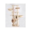 Beige Cat Tree and Scratcher (120x64x181 cm)