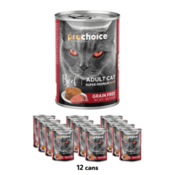 ProChoice Beef Pat? Cat Wet Food - 400g x 12 Cans