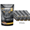 ProChoice Chicken & Liver Chunks in Jelly Wet Cat Food Pouch - 85g x 24 Pouches
