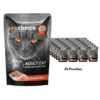ProChoice Salmon & Liver Adult Cat Wet Food - 85g x 24 Pouches