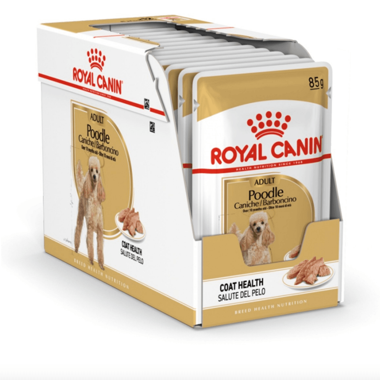 Royal Canin Breed Health Nutrition Poodle Adult Wet Food - Pouches 12 x 85g