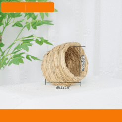 Natural Grass Bird Toy Nesting Hut - Small Size 12x9cm