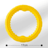 Durable Flying Ring Dog Toy - Soft Chew & Fetch Ring for Active Dogs (17cm)