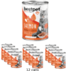 Bestpet Cat With Salmon In Gravy Wet Cat Food 400g x12