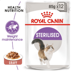 Sterilised Wet Cat Food in Gravy - 85g Pouches ROYAL CANIN