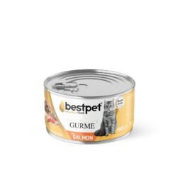 BestPet Gurme Adult Cat Salmon in Jelly with Taurine ? Premium Cat Wet Food (85g)