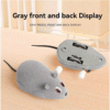 Wind-Up Mouse Cat Teaser Toy - Feather Tail