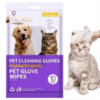 cat and dog shower gloves