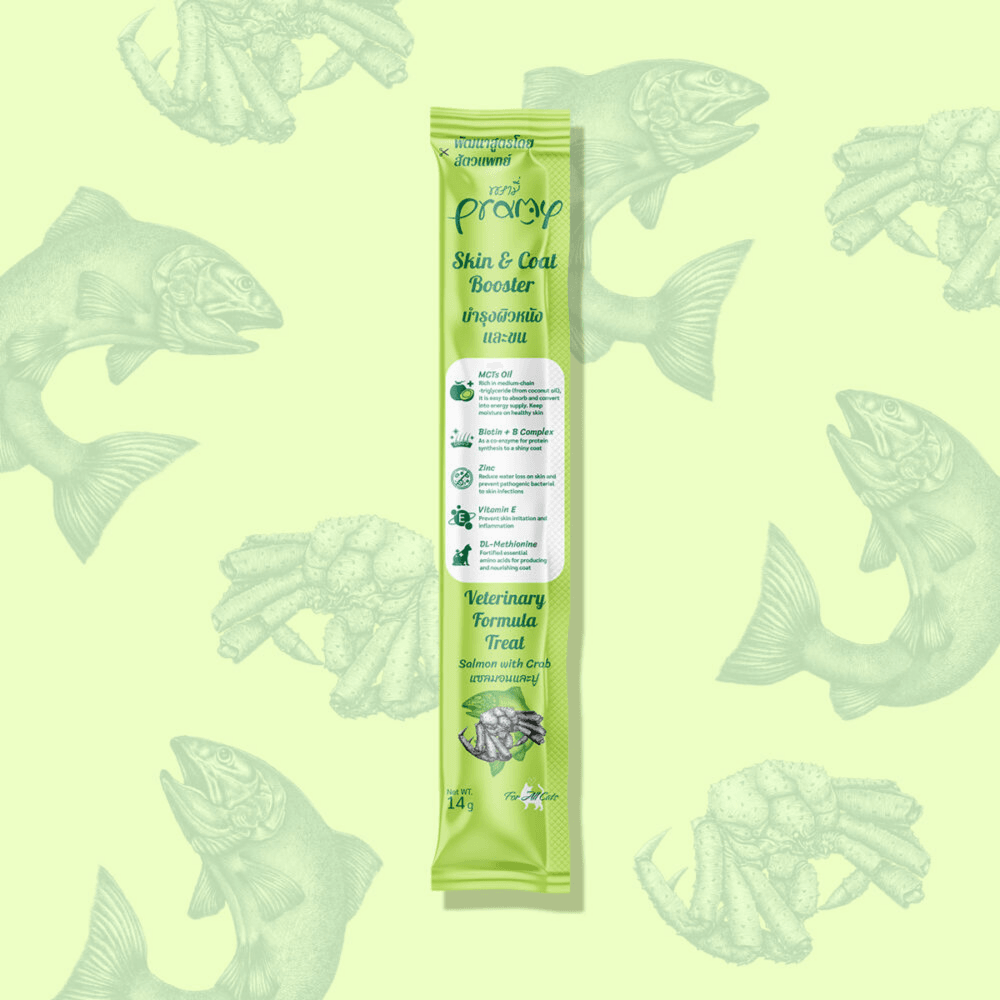 Pramy Skin & Coat Booster Salmon with Crab Recipe 14g