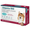 Zoetis Simparica Trio >10–20kg (3 Tablets) – Fleas, Ticks, Heartworms & Intestinal Worms Protection