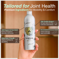 Alternative view of O2pets Joint Omega Gold – Wild Caught Norwegian Salmon Oil For Dogs & Cats (50 Ml)