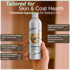 Alternative view of O2Pets Skin Omega Gold - Omega Gold Skin – Wild Caught Norwegian Salmon Oil for Dogs & Cats (50 ml)