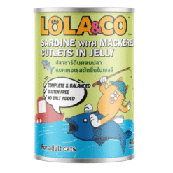 Lola&Co Sardine With Mackerel Cutlets In Jelly Wet Cat Food 400G