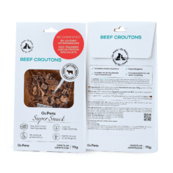 O2pets Super Snack Beef Croutons Treats – Dog Treats (70 G)