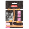 Cat Harness & Leash Kit – Orange (Reflective Adjustable Harness + 1.2m Leash)