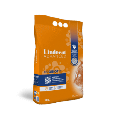 Lindocat White Bentonite Advanced Probiotic Cat Litter – 10L