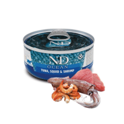 Farmina N&D Ocean Tuna, Squid & Shrimp – Adult Wet Cat Food – 70 g