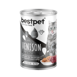 BestPet Cat Venison Chunks in Gravy Wet Cat Food – 400 g