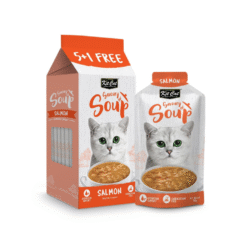 Kit Cat Savoury Soup Salmon Wet Cat Food – 300 g (6 x 50 g)